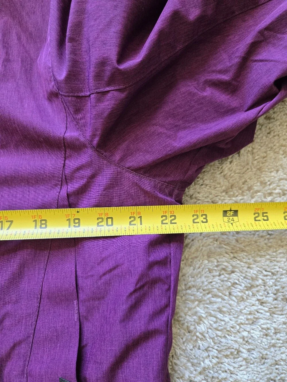 Wantdo Ski Jacket Womens L Plum Purple Full Zip